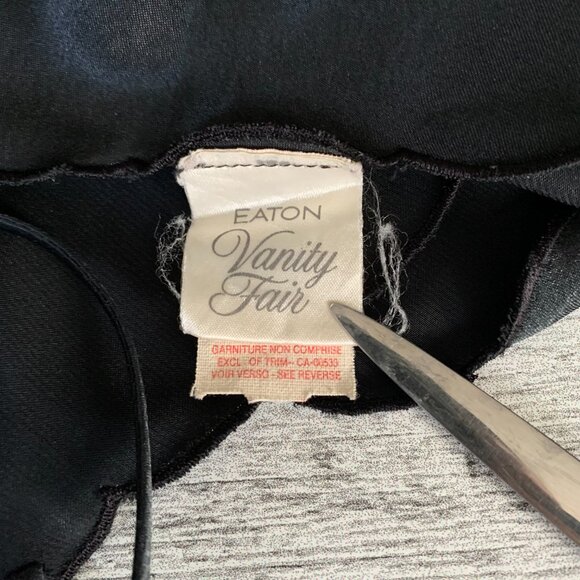 Vintage 90s Vanity Fair Silky Satin Cami Shorts Lingerie Sleepwear Loungewear - Picture 9 of 16